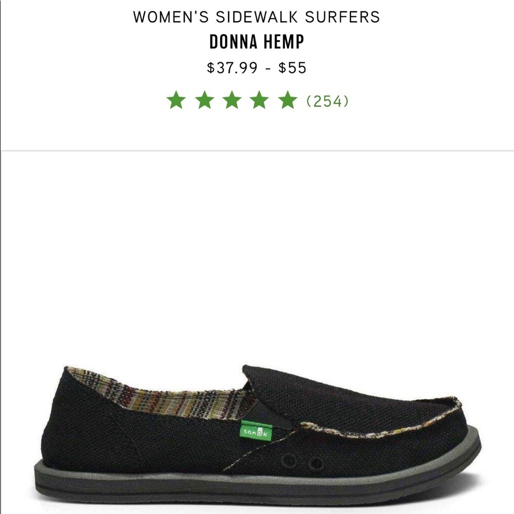 Donna Hemp Sanuk Shoes